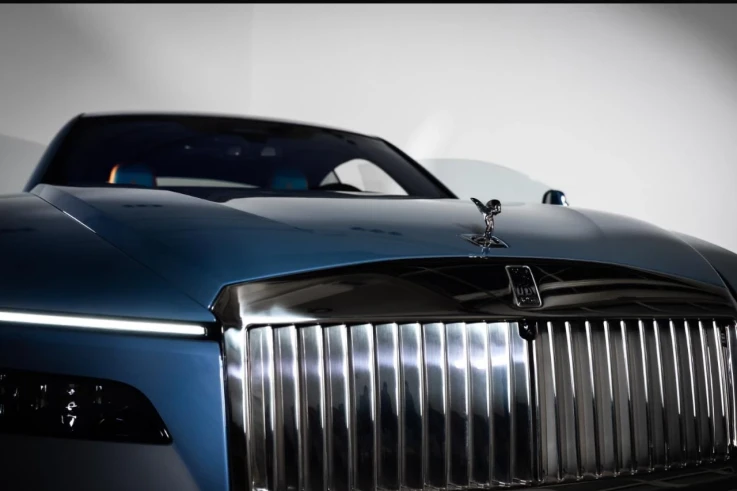 Rolls Royce Spectre 2024 BLUE RENTAL IN DUBAI - undefined